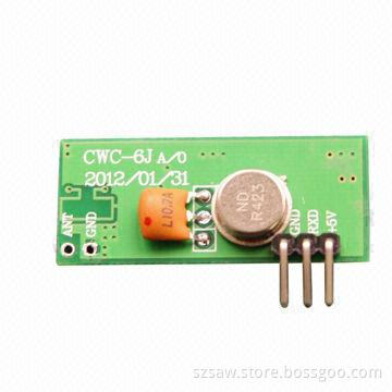 Wireless RF Module, Super-heterodyne, High-sensitivity, Super Heterodyne, 10mA Working Current